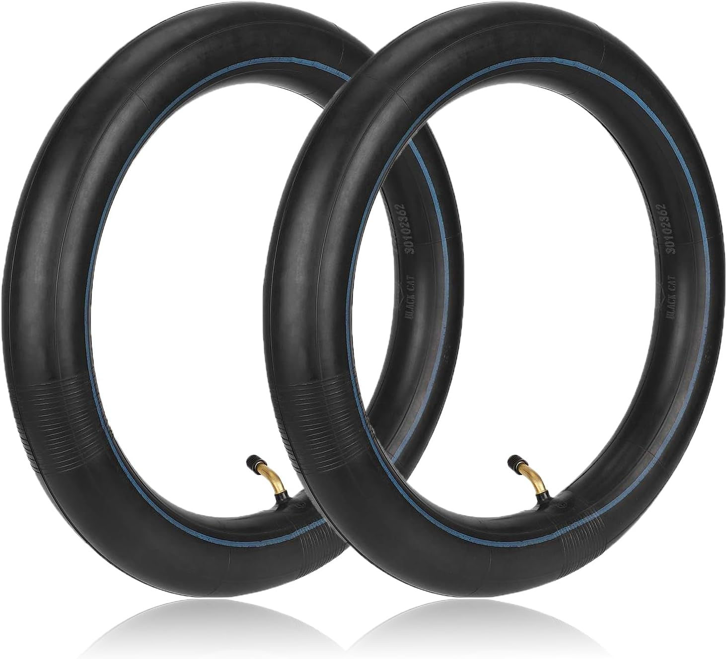 14X2.50 Inner Tube with Bent Valve for Ebike, 14 Inch Tire Inner Tube Butyl Rubber Thickened for Electric Bike Accessories, for 10 Inch Rim