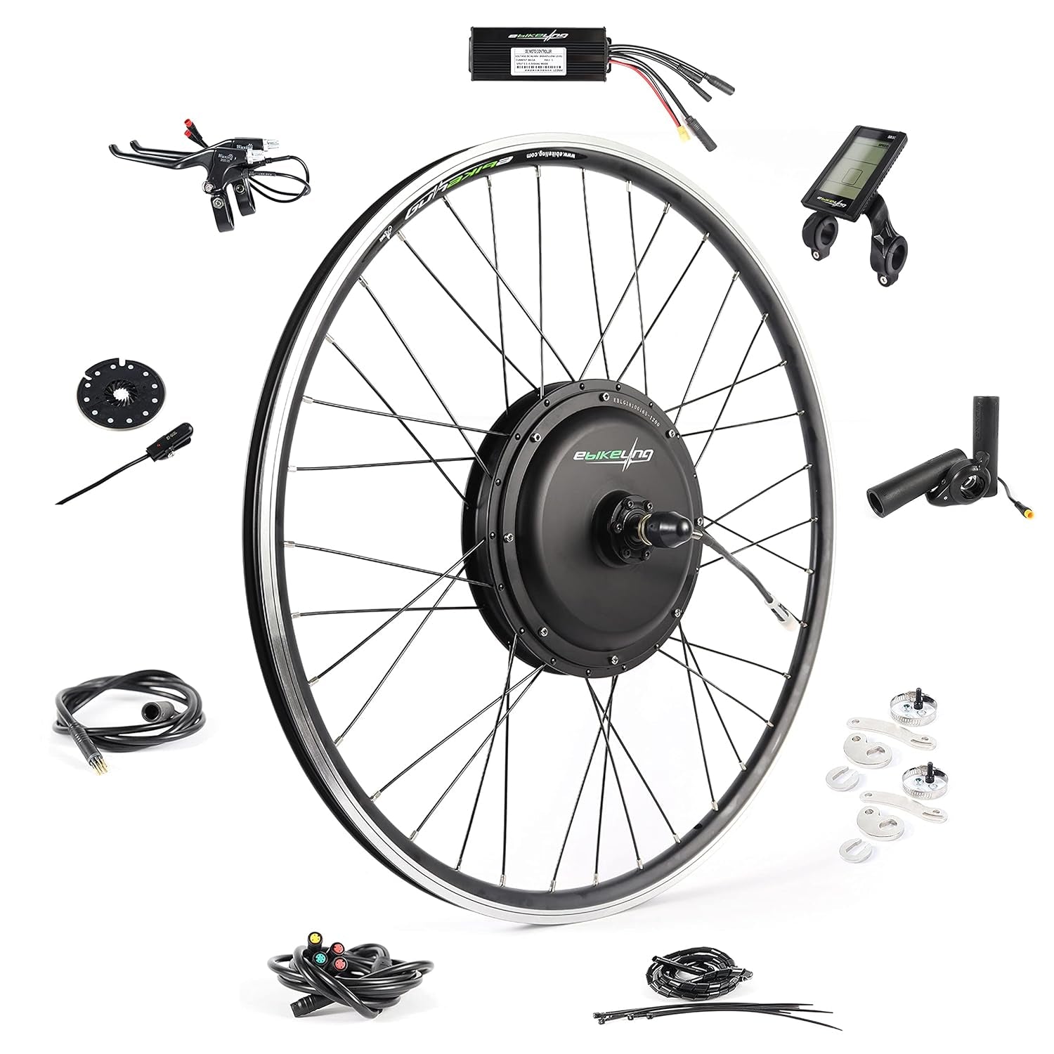48V 700C Front 1200W Ebike Conversion Kit, Electric Bike Conversion Kit with Waterproof Components, Add on Electric Bike Kit for Effortless Cycling, High Performance, Durable and Reliable