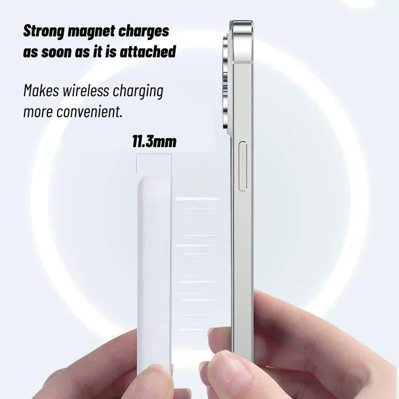 For Magsafe Power Bank 5000/10000Mah - Slim Magnetic Wireless Charger W/ USB-C for Iphone 11-15 Series