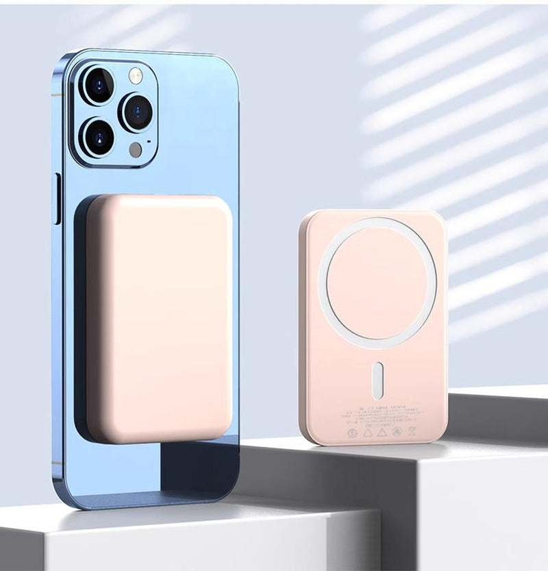 For Magsafe Power Bank 5000/10000Mah - Slim Magnetic Wireless Charger W/ USB-C for Iphone 11-15 Series